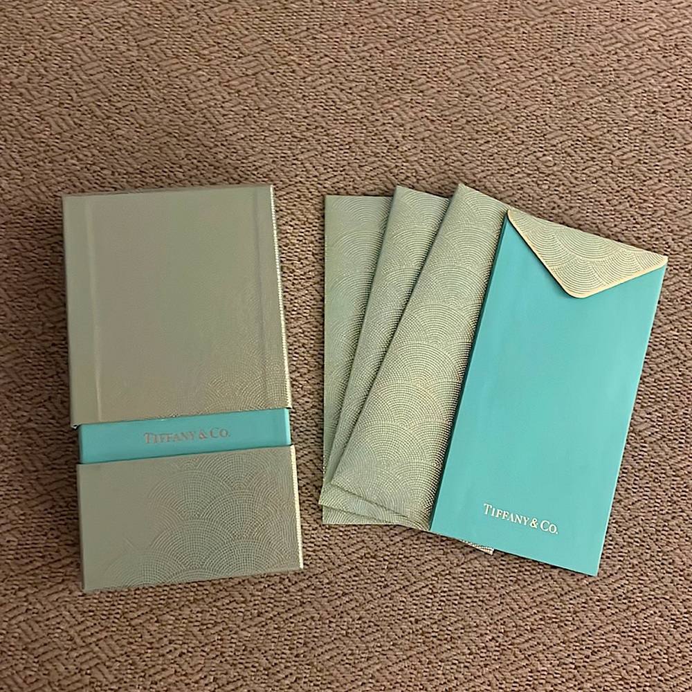 Tiffany & Co. CNY lunar new year blue envelopes